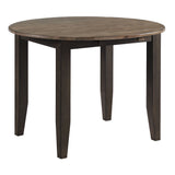 Beacon - Round Drop Leaf - Charcoal / Walnut