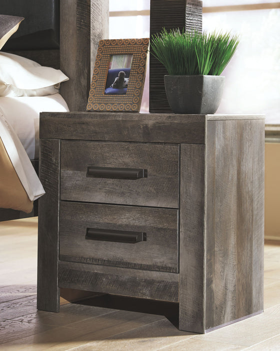 Wynnlow - Gray - Two Drawer Night Stand