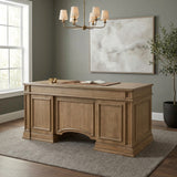 Reynolda - Jr Executive Desk - Camel Beige