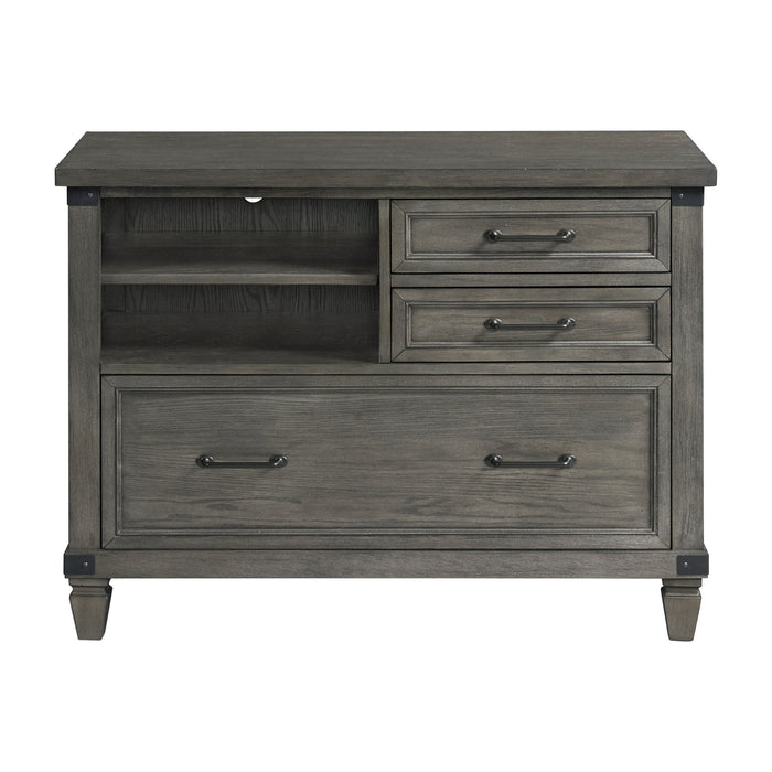 Foundry - Lateral File Cabinet - Brushed Pewter