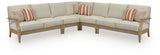 Clare View - 5-Piece Outdoor Sectional - Beige