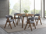 Keiki - 5 Piece Dining Room Set - Walnut