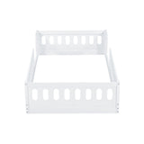 Platform Bed With Guardrail