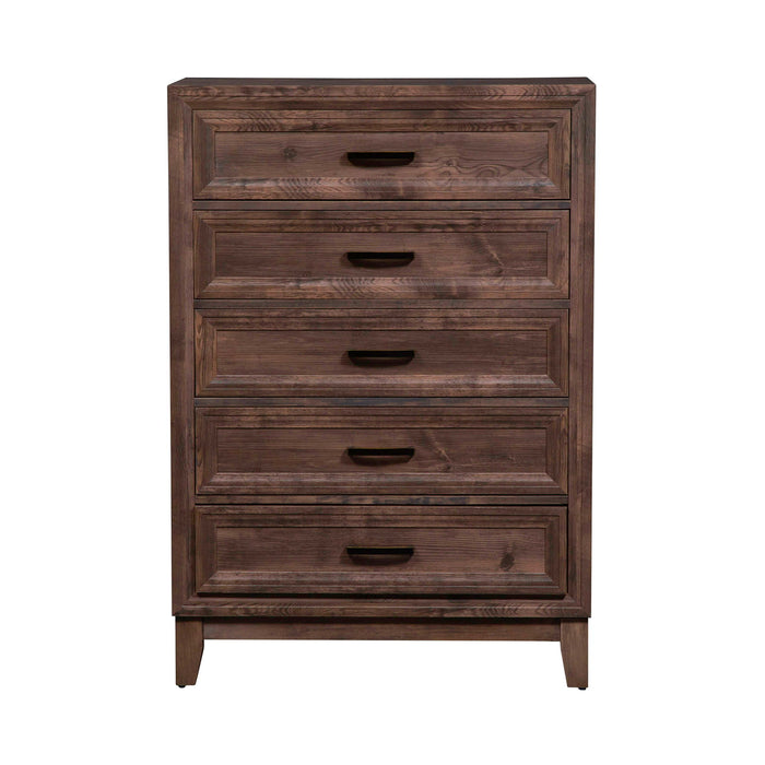 Ridgecrest - 5 Drawer Chest - Light Brown