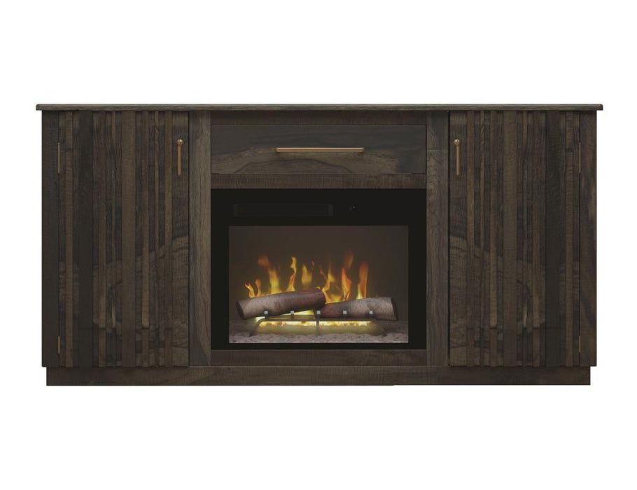 Mezquite - 70" Fireplace - Brown
