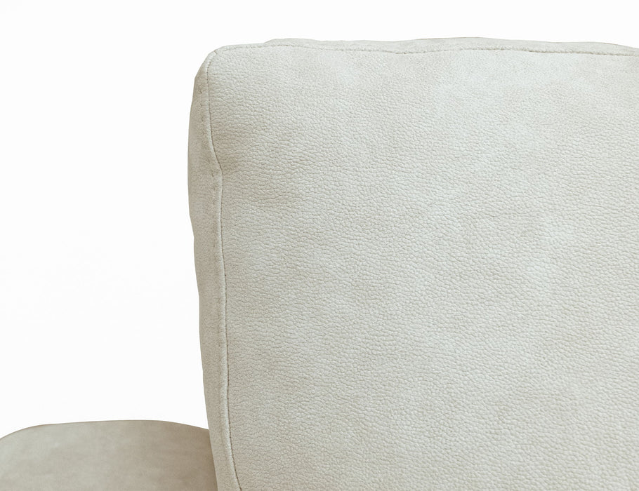 Raramuri - Loveseat - White / Dark Brown