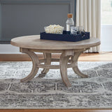 New Haven - Round Cocktail Table - Sanctuary White