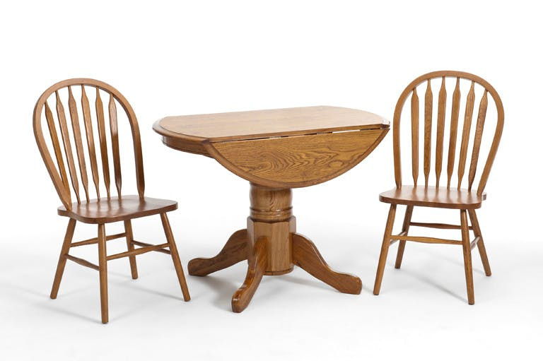 Classic Oak - Plain Arrow Chair - Chestnut