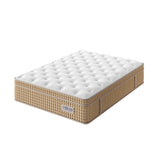 Snooze Mattress Company Glacier - 14" Euro Top Medium Firm Hybrid Mattress With Independently Encased Coils & Gel Memory Foam