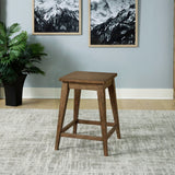 Pinebrook Ridge - Console Stool - Weathered Toffee