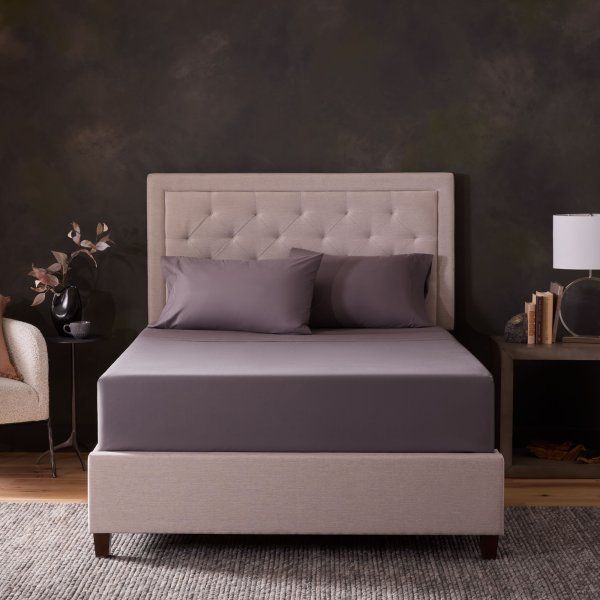Classic Cotton Sheet Set - Split Queen - Charcoal