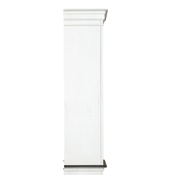 Allyson Park - Left Pier Top - Wirebrushed White / Charcoal