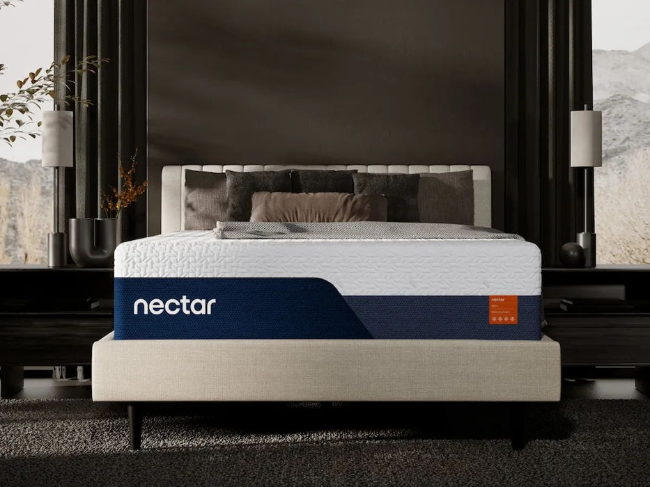 Nectar Ultra Memory Foam 5.1 - White - Twin Mattress - Fabric