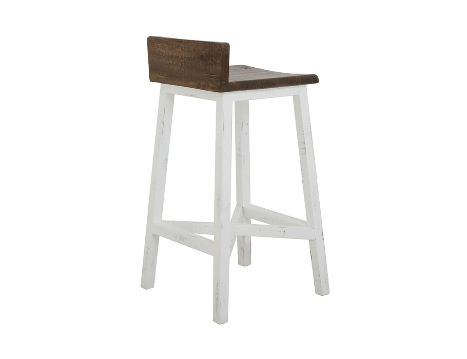 Pueblo - Wooden Seat & Base Stool (Set of 2)
