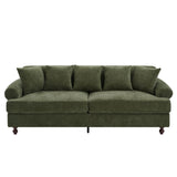 3 Seater Sofa For Living Room - Green
