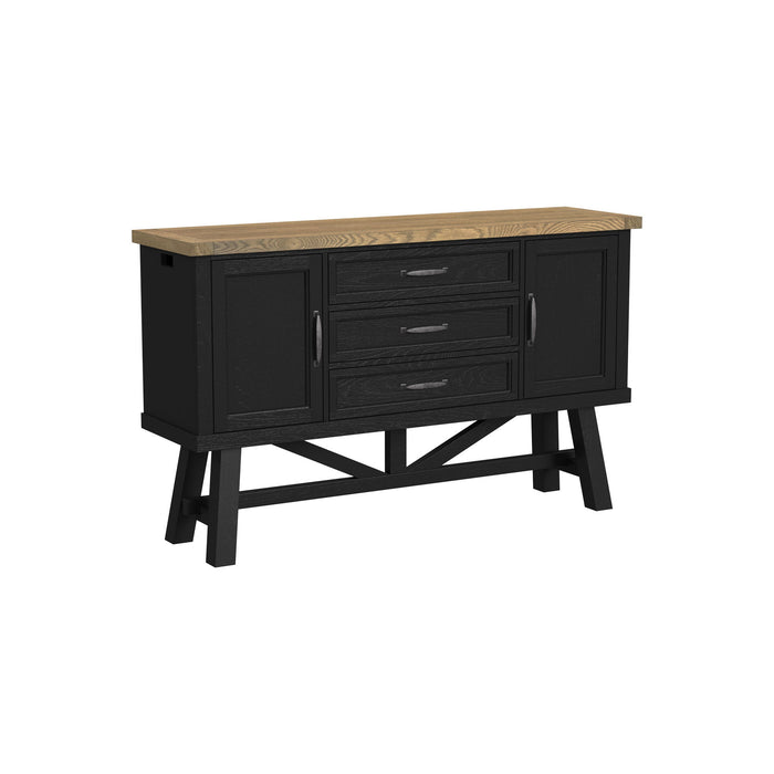 Hendricks - Server - Rustic Wheat / Raven