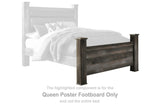 Wynnlow - Queen Poster Footboard - Gray