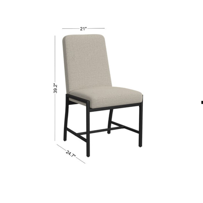 Newport - Upholstered Chair - Natural Oak / Gray
