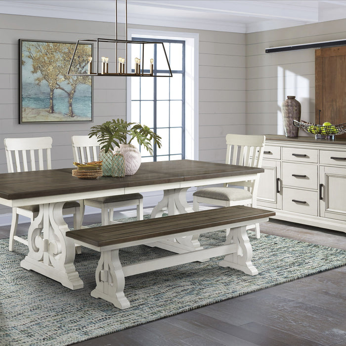 Drake - Sideboard - Rustic White / French Oak