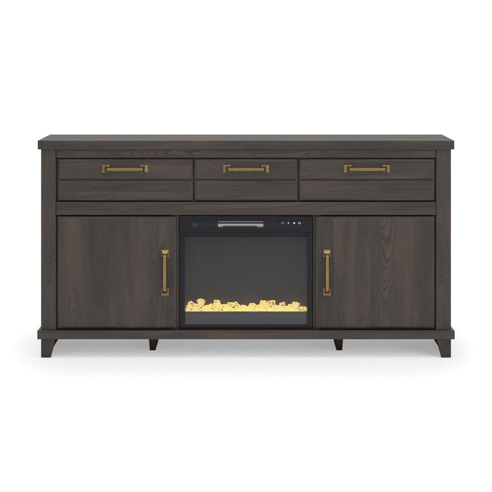 Brazen Valley - TV Stand With Fireplace Option