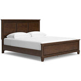 Danabrin - California King Panel Rails - Brown