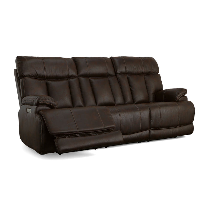Clive - Power Reclining Sofa With Power Headrests & Lumbar