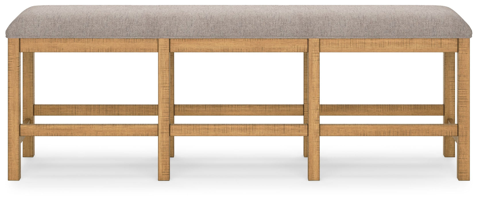 Havonplane - Brown - XL Counter Height Upholstered Dining Bench