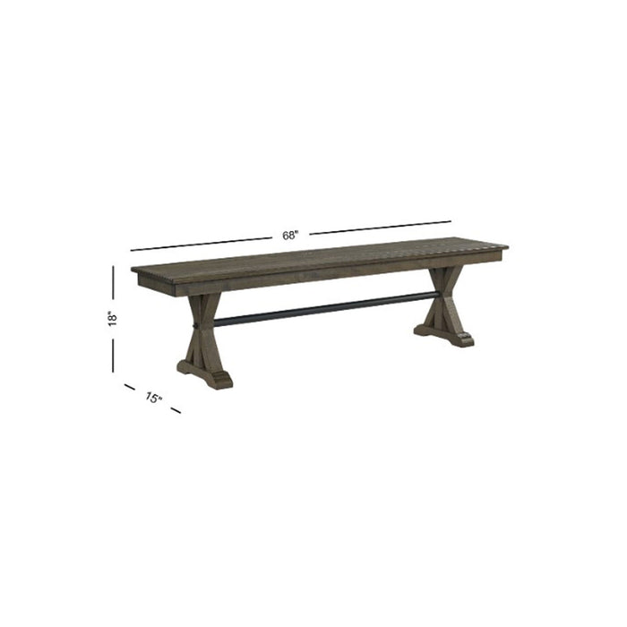Sullivan - Dining Bench - Burnished Clay