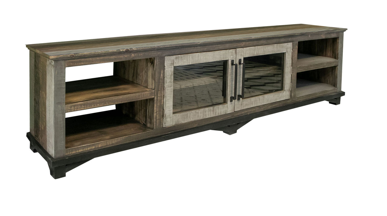 Loft - TV Stand - Two Tone Gray / Brown