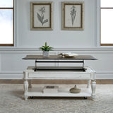 Magnolia Manor - Lift Top Cocktail Table - Antique White