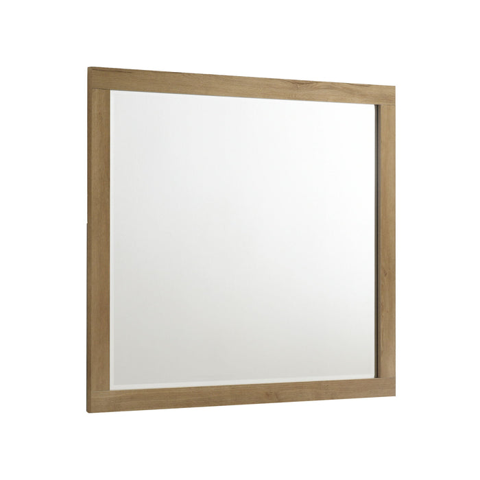 Vega - Mirror - Natural Oak Melamine