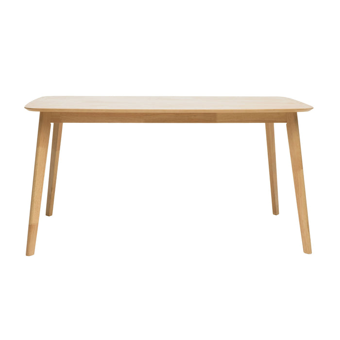 Retro Dining Table With Faux Wood Top