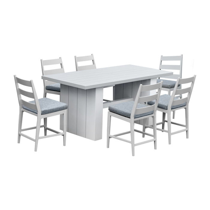 Nash - Outdoor Dining Barstool - Buff