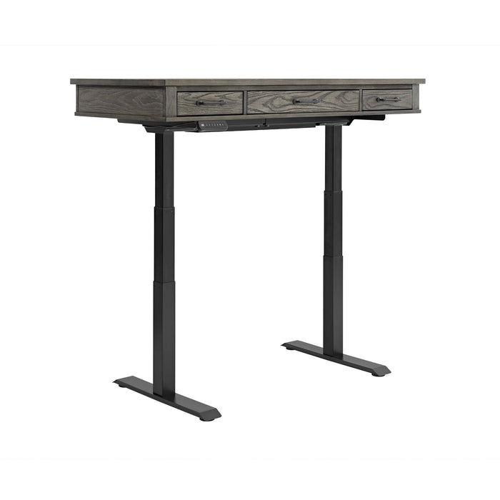 Foundry - Lift Desk - Brushed Pewter