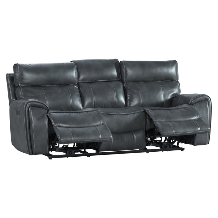 Summit - Dual-Power Sofa - Bolero Slate