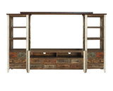 Antique - Wall Unit - Multicolor / Brown