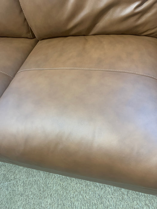 FlexSteel Henry Leather Sofa.