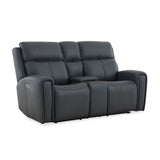 Warren - Power Reclining Loveseat With Console, Power Headrest & Lumbar