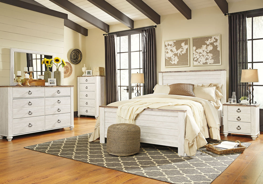 Willowton - Panel Bed