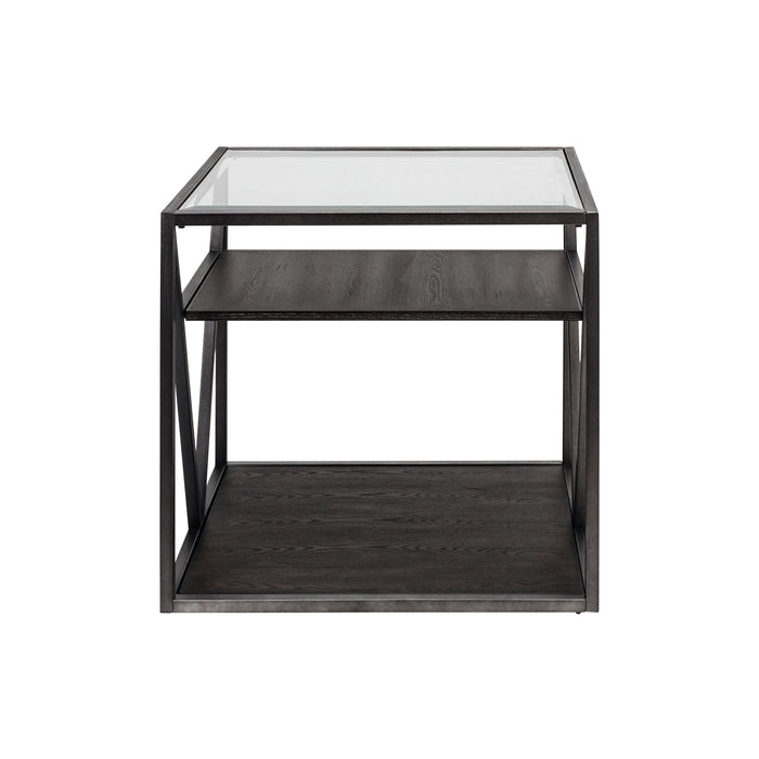 Arista - 3 Piece Table Set (1 Cocktail 2 End Tables) - Cobblestone Brown / Gray Dusty