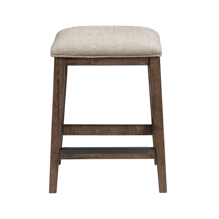 Kauai - Backless Stool - Brushed Mango Wood
