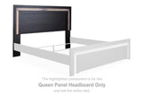 Shoralli - Queen Panel Headboard - Black