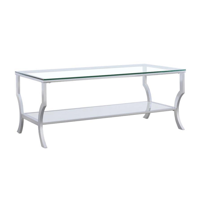 Saide - Rectangular Glass Top Table