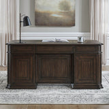 Providence Park - Jr Executive Desk - Chateau Brown