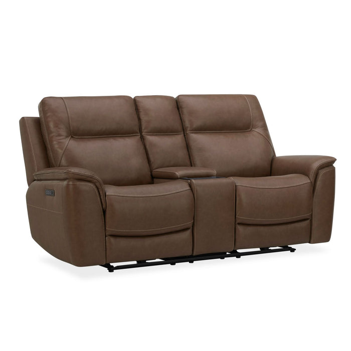 Collins - Loveseat With Console P3 & ZG - Brown