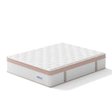 Snooze Mattress Company Harmony - 14" Euro Top Firm Hybrid Mattress With Independently Encased Coils & Gel Memory Foam