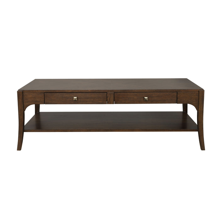 Sylvie - Rectangular Coffee Table - Dark Brown