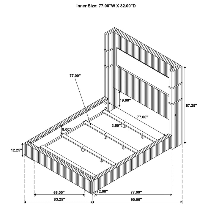 Judah - Flame Visualizer Bed