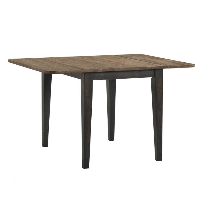 Harper - Drop Leaf Table - Brushed Brown / Pecan