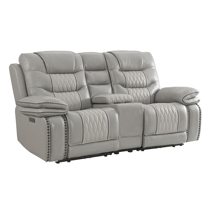 Cody - Dual-Power Loveseat - Santorini Solana